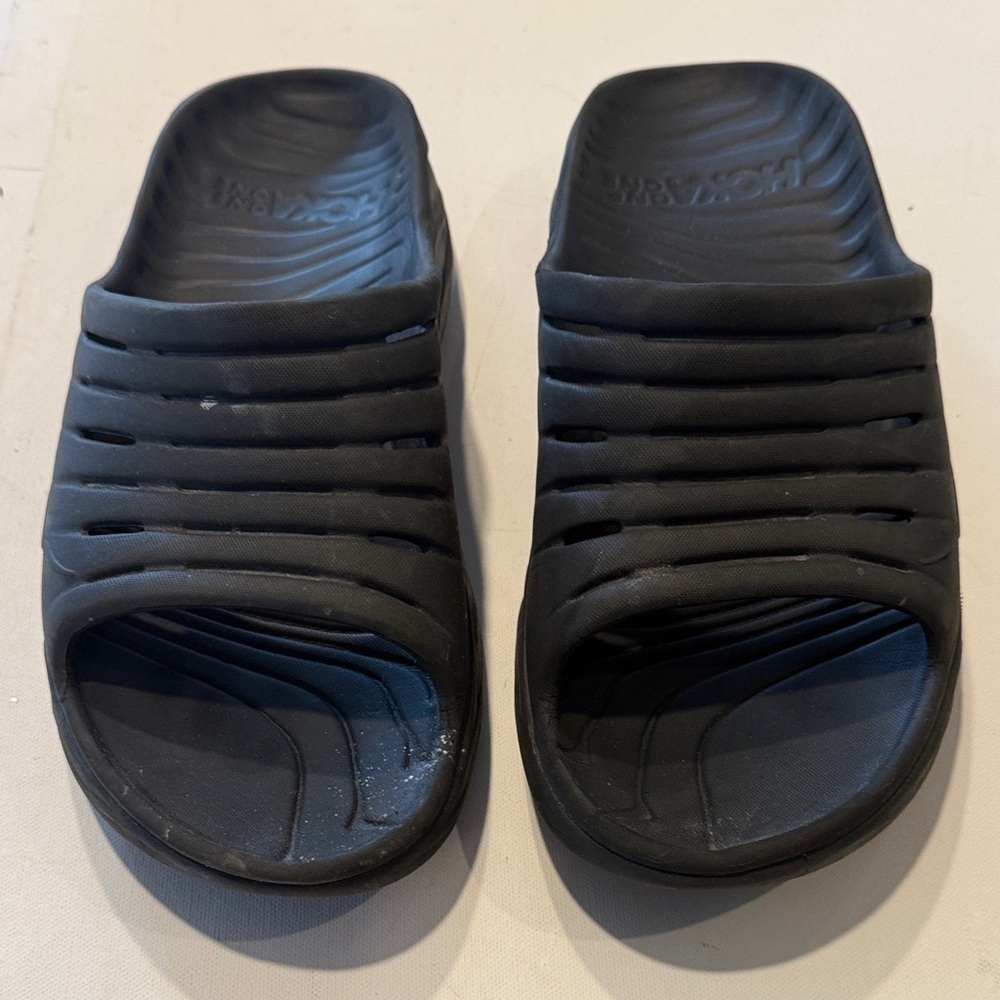 Hoka Men's Charcoal Slide Sandals
